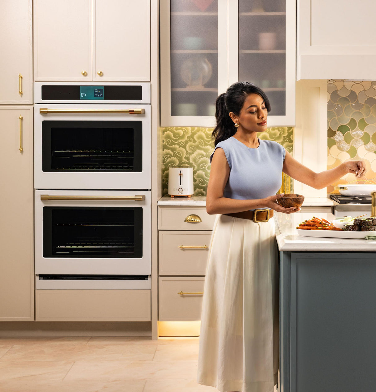 CAF(EBACK)™ Professional Series 30" Smart Built-In Convection Double Wall Oven