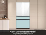 Bespoke 23 cu. ft. Counter Depth 4-Door French Door Refrigerator with Inner Beverage Center™ & FlexZone™ Drawer in Stainless Steel