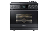 36" Pro Dual-Fuel Steam Range, Silver Stainless Steel, Natural Gas