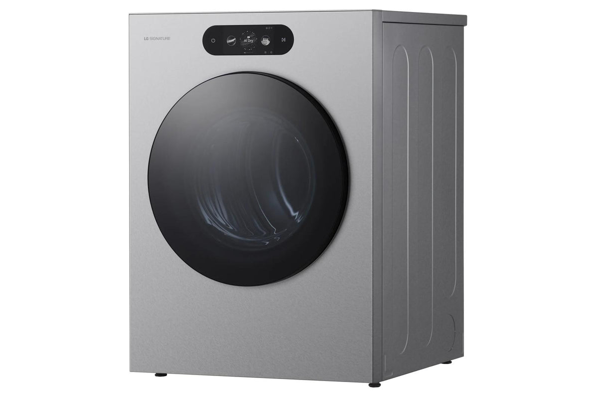 LG SIGNATURE 9.0 cu. ft. Mega Capacity Smart Front Load Electric Dryer with Built-In Intelligence, TurboSteam® and Touch LCD Control