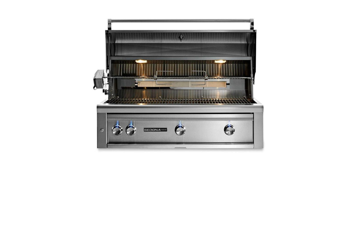 42" SEDONA BUILT-IN GRILL WITH ROTISSERIE, 1 PROSEAR INFRARED BURNER AND 2 STAINLESS STEEL BURNERS (L701PSR)