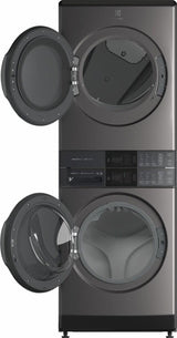 Laundry Tower Single Unit Front Load 4.5 Cu. Ft. Washer & 8 Cu. Ft. Electric Dryer