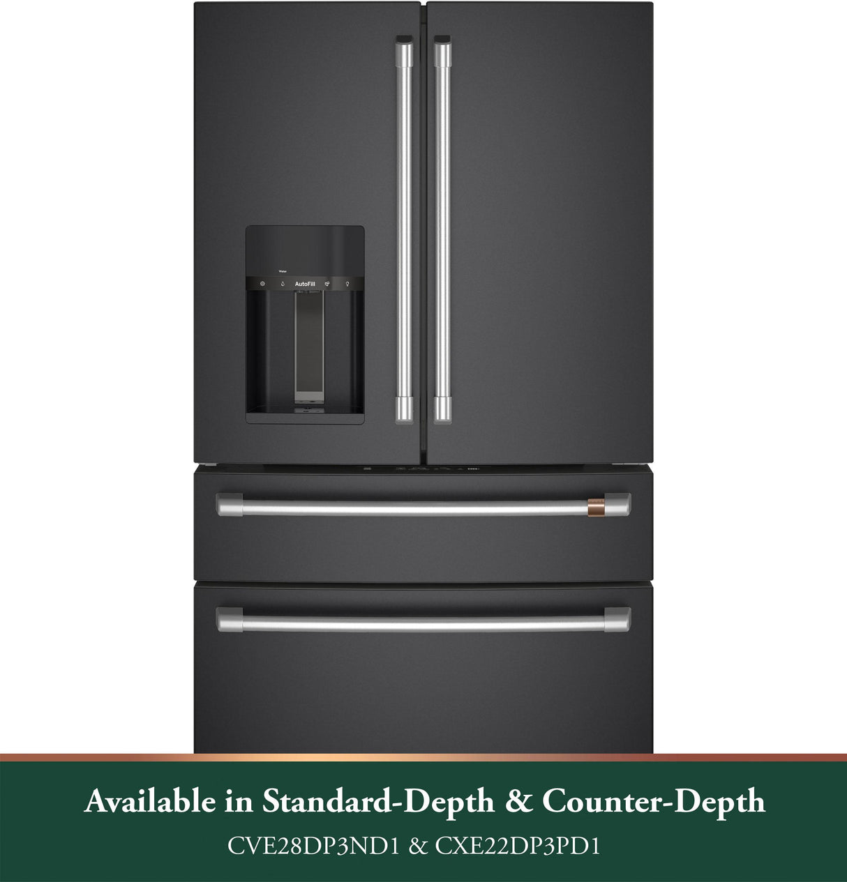 Café™ ENERGY STAR® 22.3 Cu. Ft. Smart Counter-Depth 4-Door French-Door Refrigerator