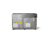 60"W.Dual Fuel Range (Finish: Pure White, Trim: Polished Chrome, Fuel: Natural Gas)