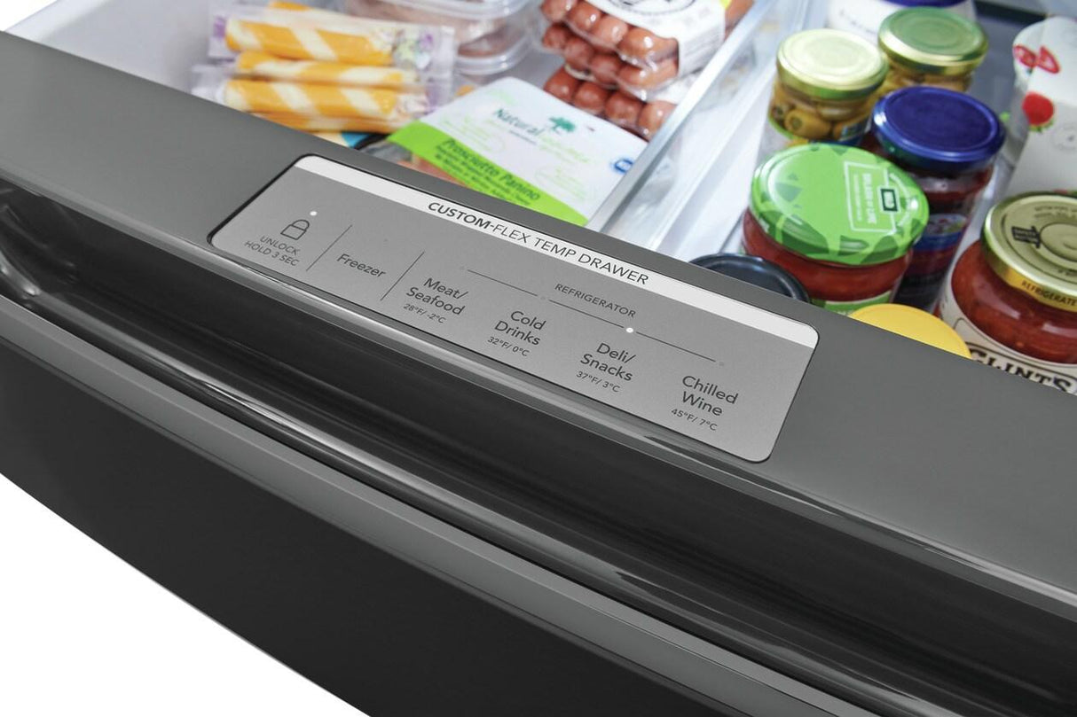 22 Cu. Ft. Counter-Depth 4-Door French Door Refrigerator