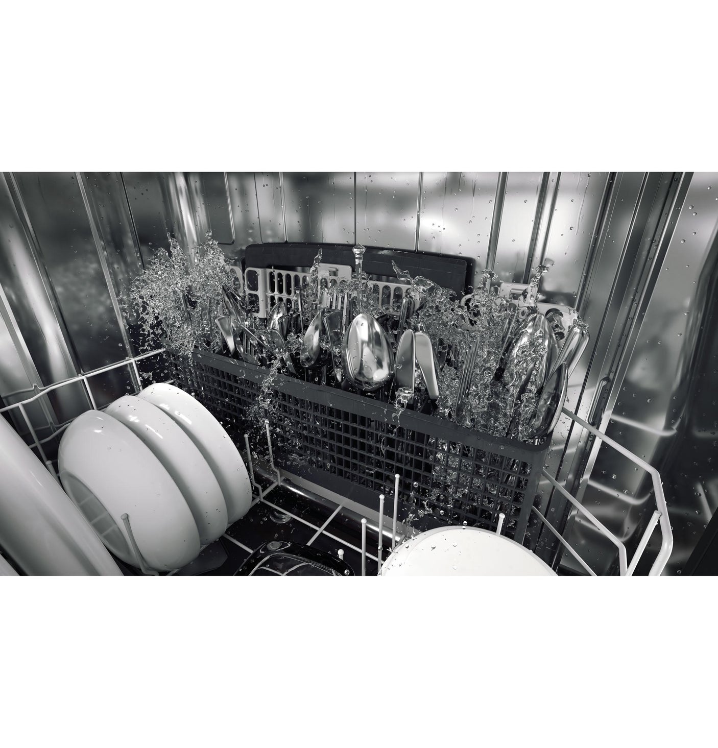 GE Profile™ ENERGY STAR® Fingerprint Resistant Top Control with Stainless Steel Interior Dishwasher with Sanitize Cycle & Twin Turbo Dry Boost