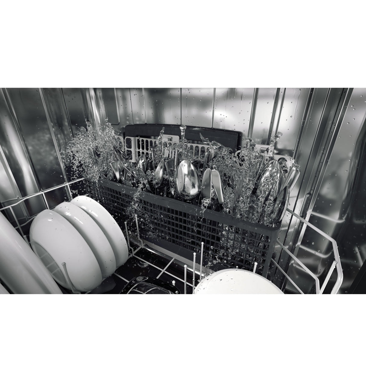 GE Profile™ ENERGY STAR® Fingerprint Resistant Top Control with Stainless Steel Interior Dishwasher with Sanitize Cycle & Twin Turbo Dry Boost