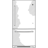 GE® ENERGY STAR® 21.0 Cu. Ft. Bottom-Freezer Refrigerator