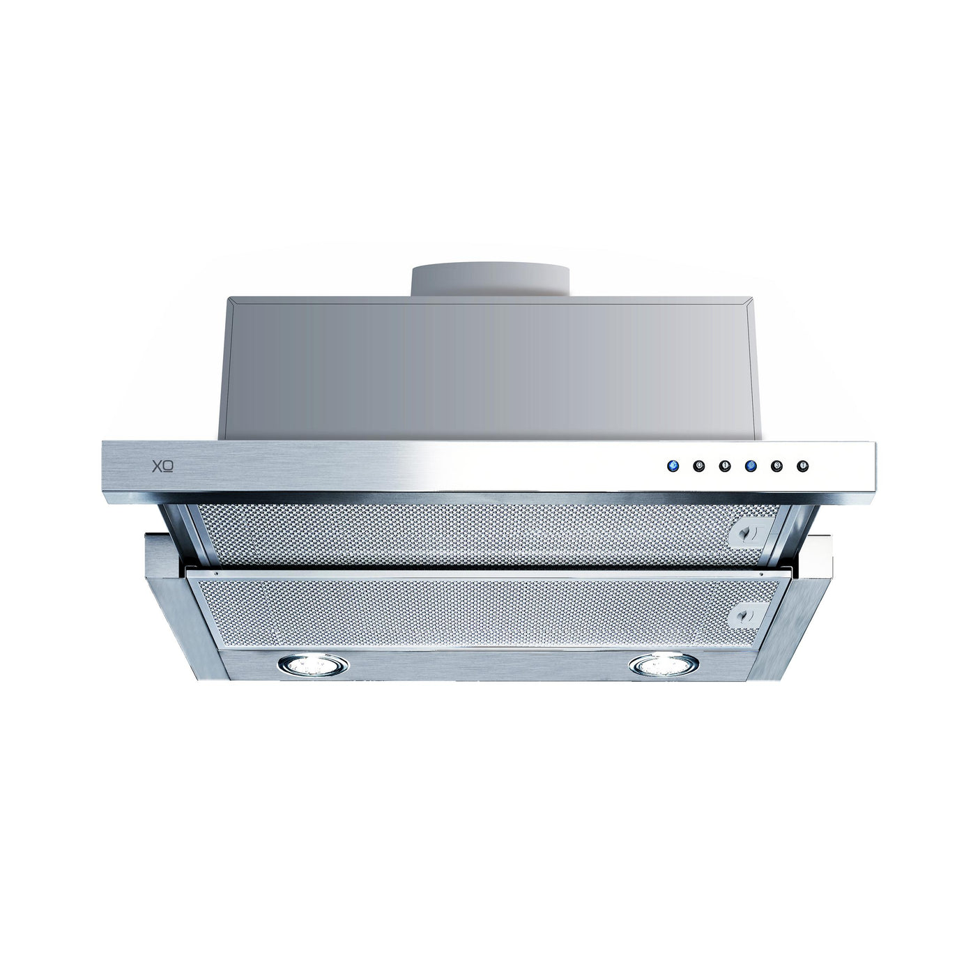 24" CCC 600/395 CFM Under Cabinet Glide Out Visor Italian Made Stainless