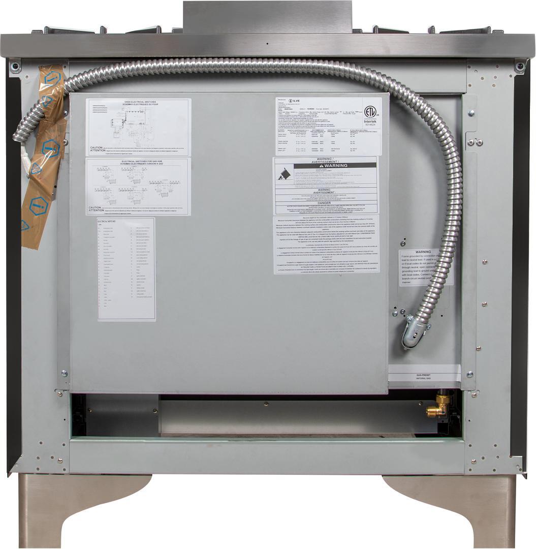 Majestic II 36 Inch Dual Fuel Natural Gas Freestanding Range in Matte Graphite with Chrome Trim