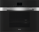 DGC 7680 Clean Touch Steel - 30" Combi-Steam Oven XXL for steam cooking, baking, roasting with roast probe + menu cooking.