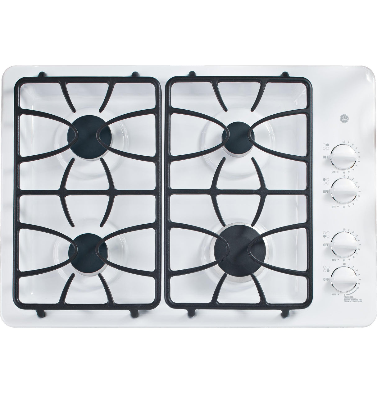 GE® 30" Built-In Gas Cooktop