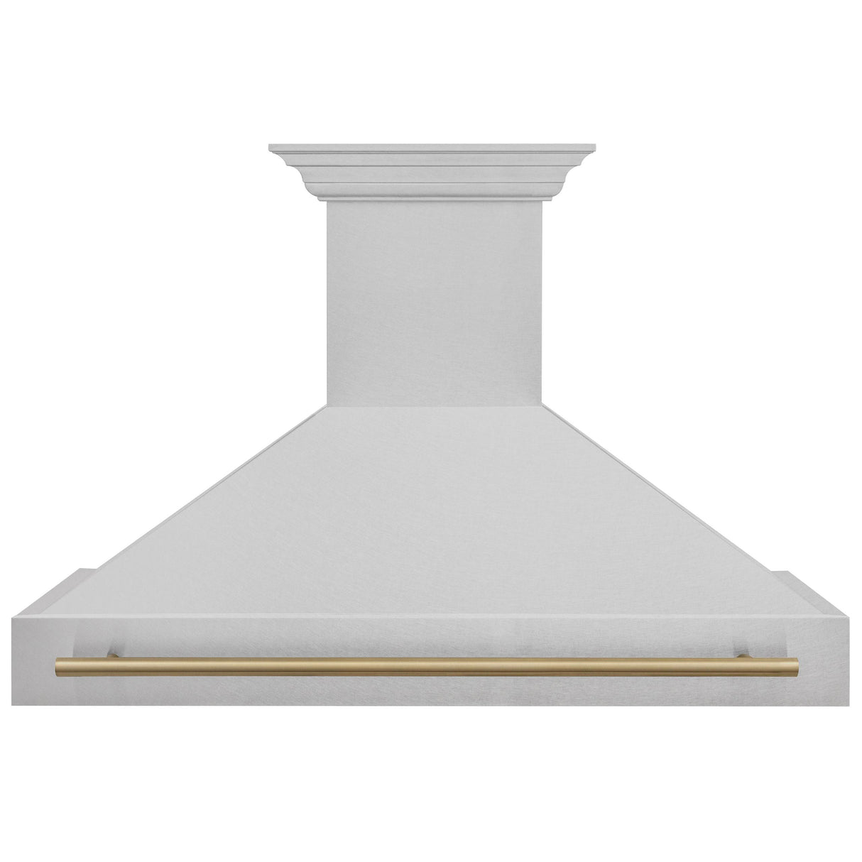 48 in. ZLINE Autograph Edition DuraSnow Stainless Steel Range Hood with DuraSnow Stainless Steel Shell (8654SNZ-48) [Color: Champagne Bronze]