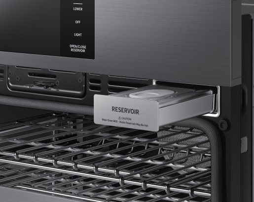 30" Steam-Assisted Double Wall Oven, Graphite Stainless Steel