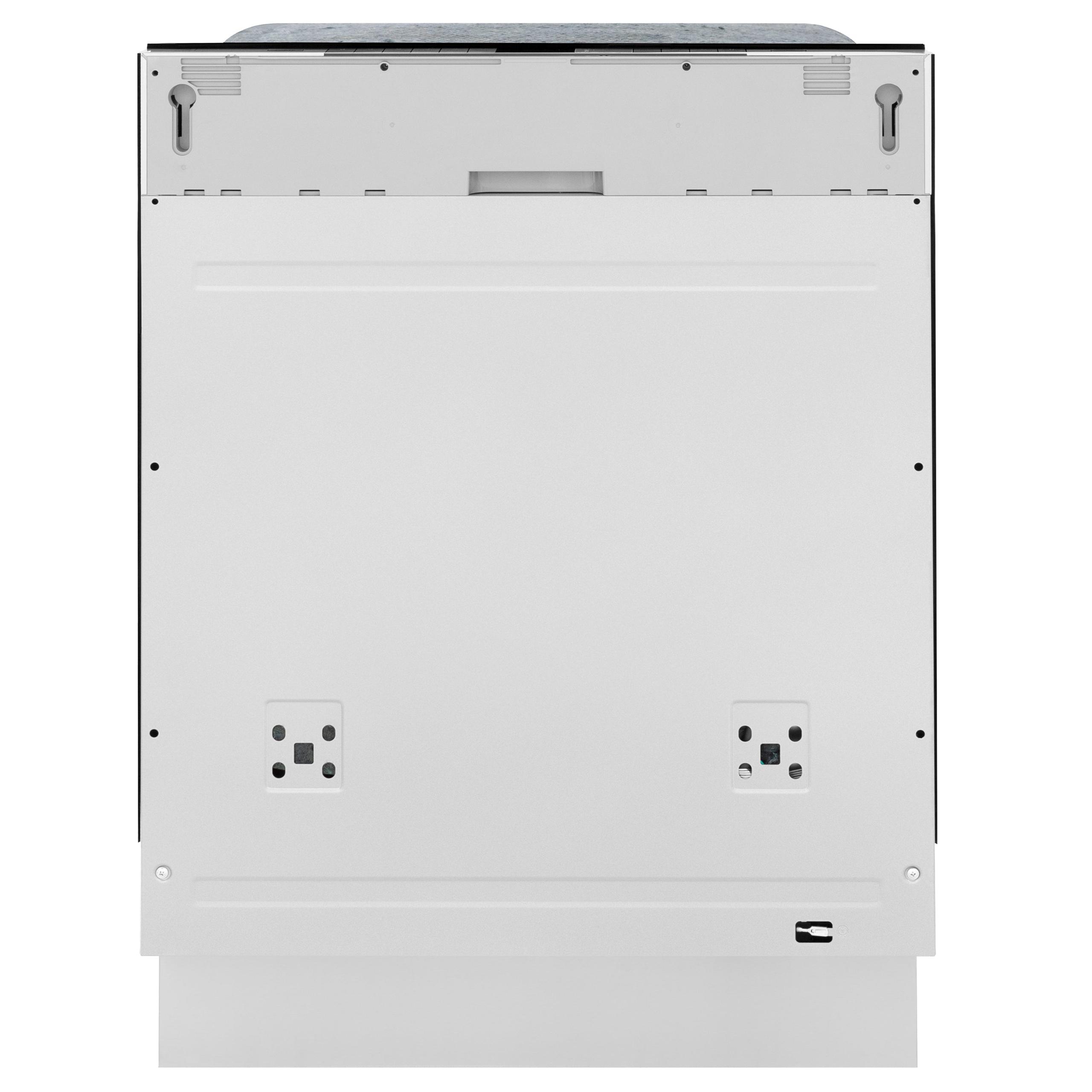 ZLINE 24" Monument Series 3rd Rack Top Touch Control Dishwasher in Custom Panel Ready with Stainless Steel Tub, 45dBa (DWMT-24) [Color: Panel Ready]