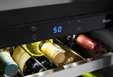 15-inch Wide Undercounter Wine Center with 34-Bottle Wine Storage