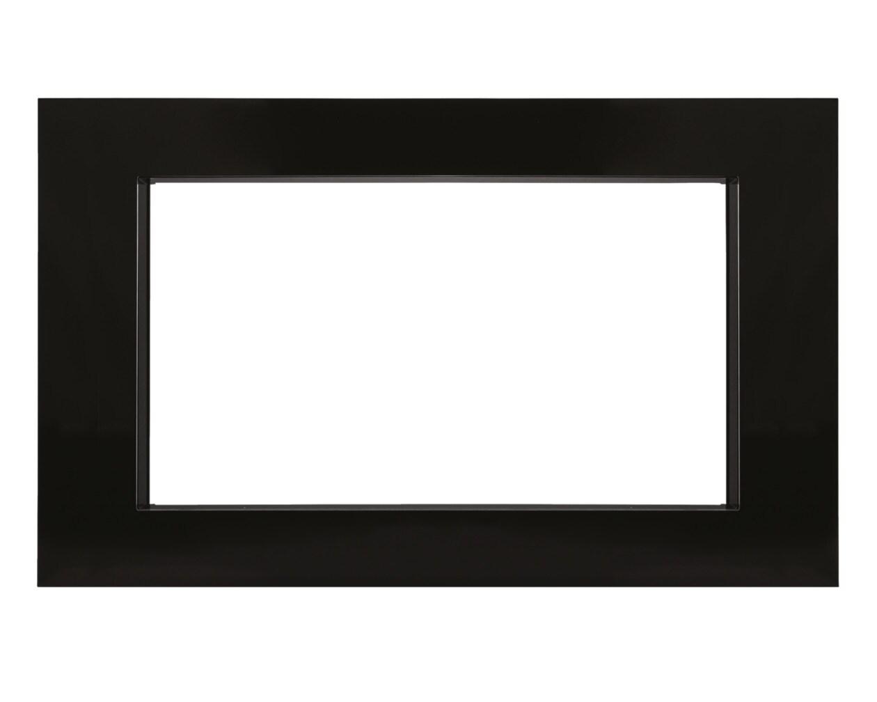 30" Black Microwave Trim Kit