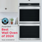 30" Double Electric Wall Oven with Total Convection