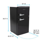 Avanti 3.1 Cu. Ft. Retro Compact Refrigerator - Red