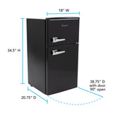 Avanti 3.1 Cu. Ft. Retro Compact Refrigerator - Robin's Egg Blue