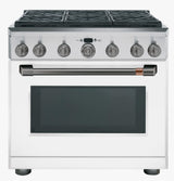 Café™ 36" Brushed Black Handle & Knob Set for Pro Range and Rangetop