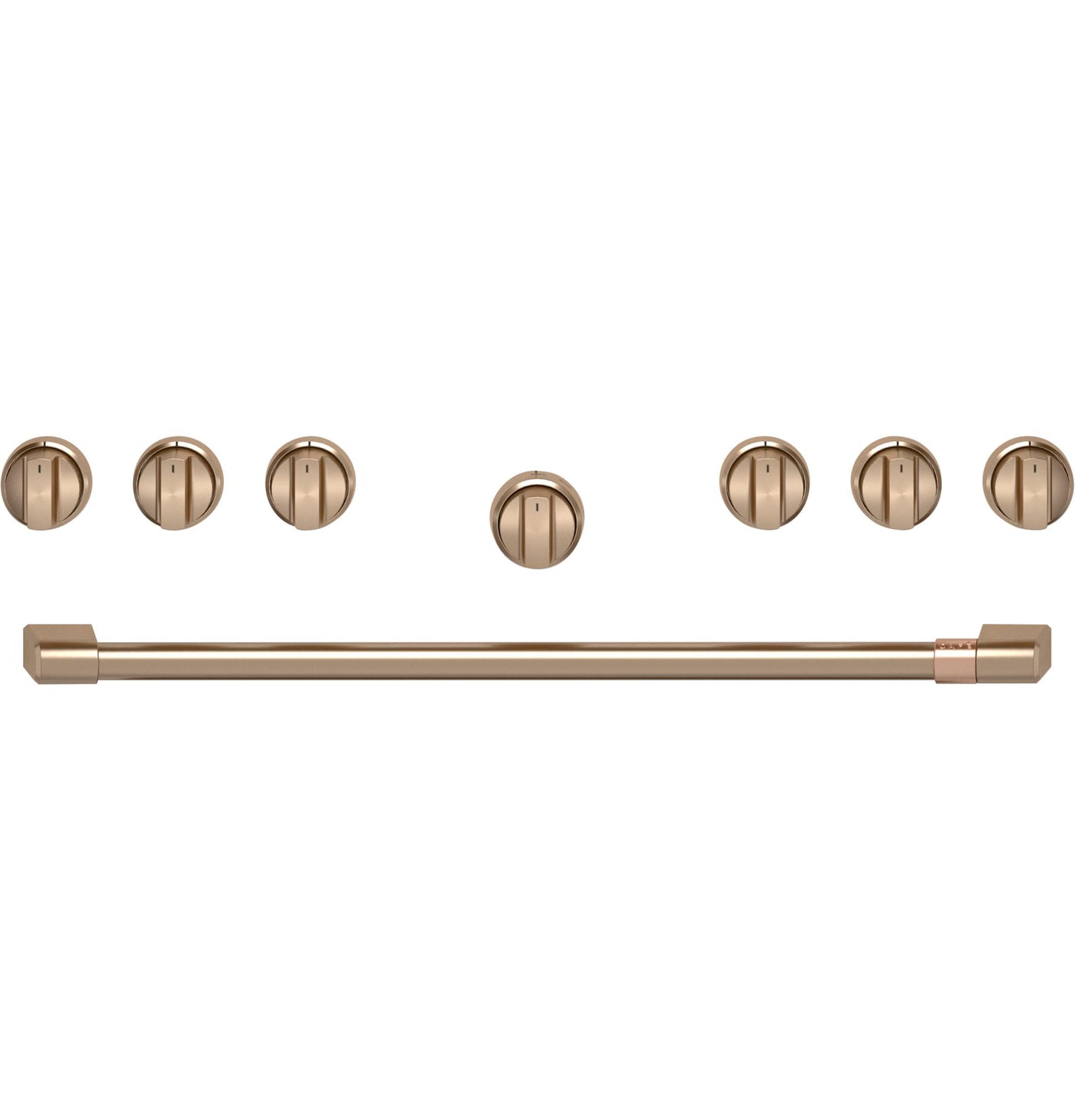 Café™ 36" Brushed Bronze Handle & Knob Set for Pro Range and Rangetop