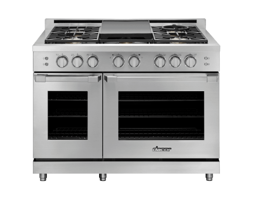 Gas Pro Range, Silver Stainless Steel, Liquid Propane