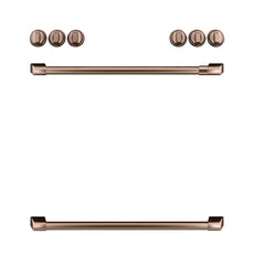 Café™ Front Control Gas Knobs and Handles - Brushed Copper