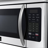Forno Scalo 30-Inch Over the Range Microwave, Stainless Steel - 1.6 cu.ft, 300 CFM Vent, Touch Control, LED Light