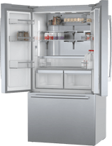 800 Series French Door Bottom Mount Refrigerator 36" Stainless steel (with anti-fingerprint)