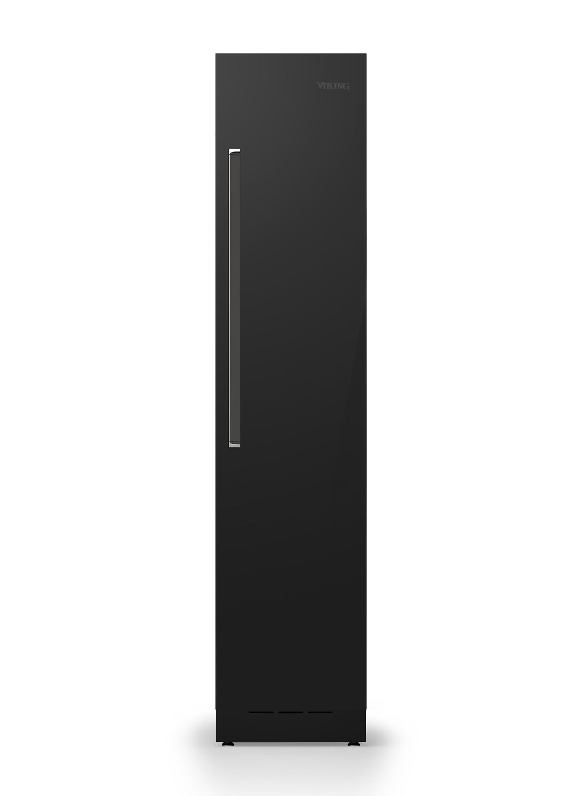 18" W. Integrated Column Door Panel - RVL Black Glass Right Hinge