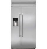 Monogram 42" Smart Built-In Professional Side-by-Side Refrigerator with Dispenser