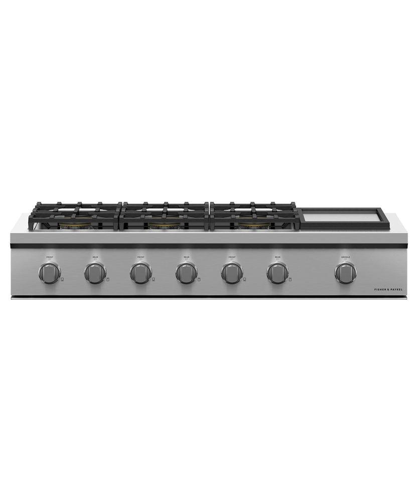 48" Series 9 6 Burner with Griddle Gas Rangetop