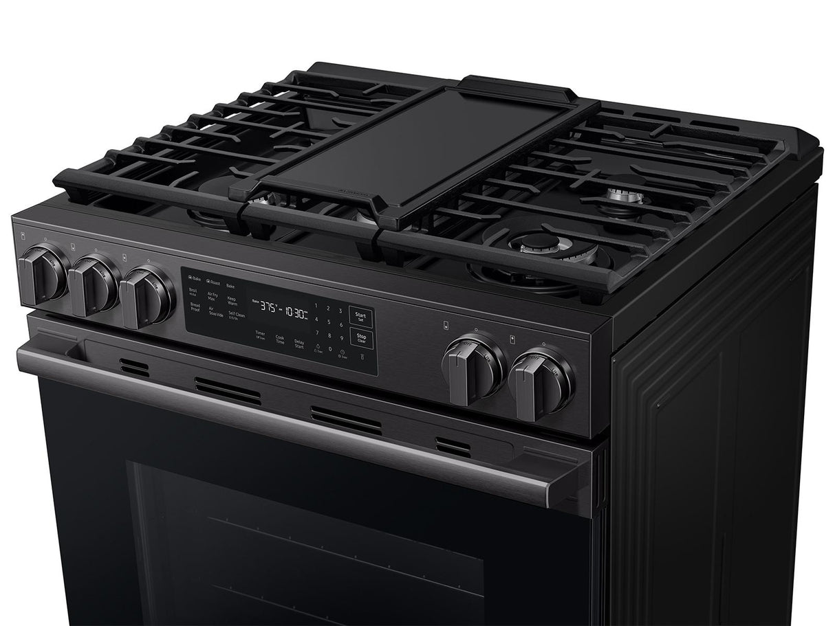 Bespoke Smart Slide-in Gas Range Pro Style Design  Air Fry Max  True Convection
