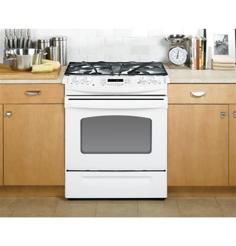GE® 30" Slide-In Gas Range