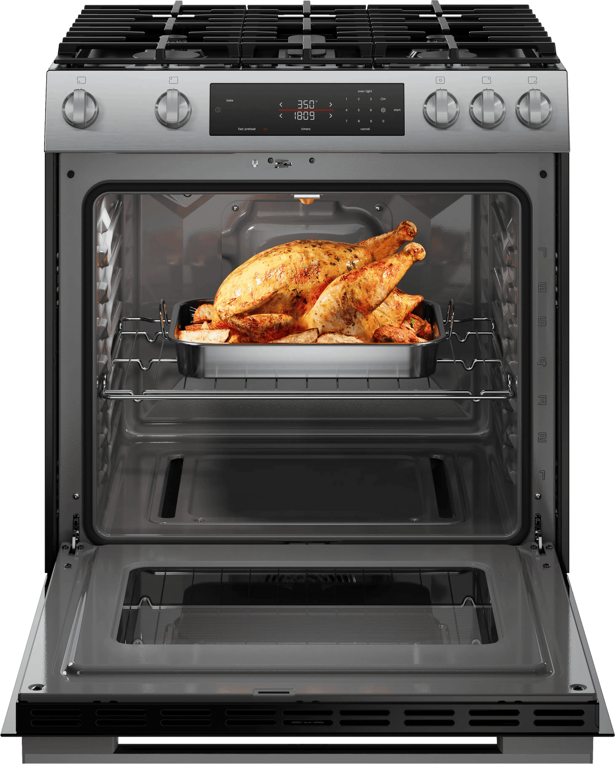100 Series Freestanding Gas Range Stainless Steel