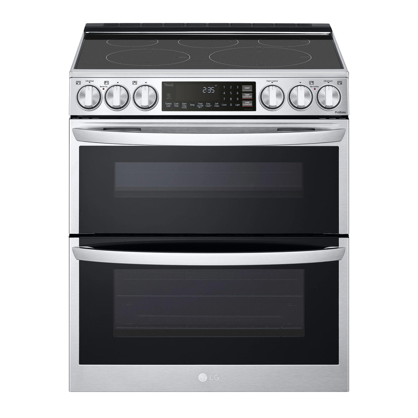 7.3 cu. ft. Smart Electric Double Oven Slide-in Range with InstaView®, ProBake® Convection, Air Fry, and Air Sous Vide