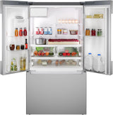 100 Series French Door Bottom Mount Refrigerator 36" Stainless steel (with anti-fingerprint), Total No Frost