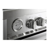 Verona VUFSGG486DSS 48 inch Ultima Collection Gas Range with 6 Brass Burners, 5.2 cu. ft. Oven Total Capacity, LP Conversion Kit, Analog Temperature Indicator