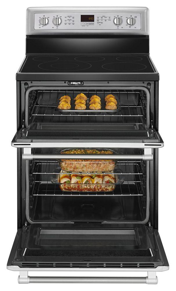 30-inch Wide Double Oven Electric Range with Power Element - 6.7 cu. ft.