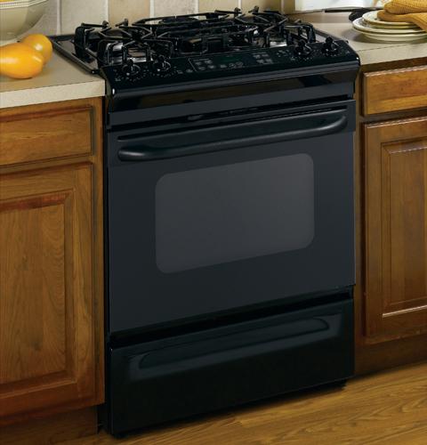 GE® 30" Slide-In Gas Range with Self-Cleaning Oven