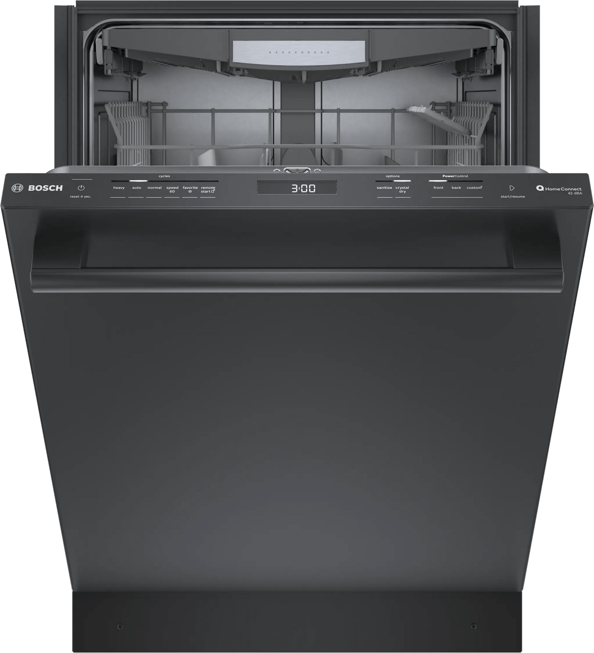 800 Series Dishwasher 24" Brushed black steel anti-fingerprint
