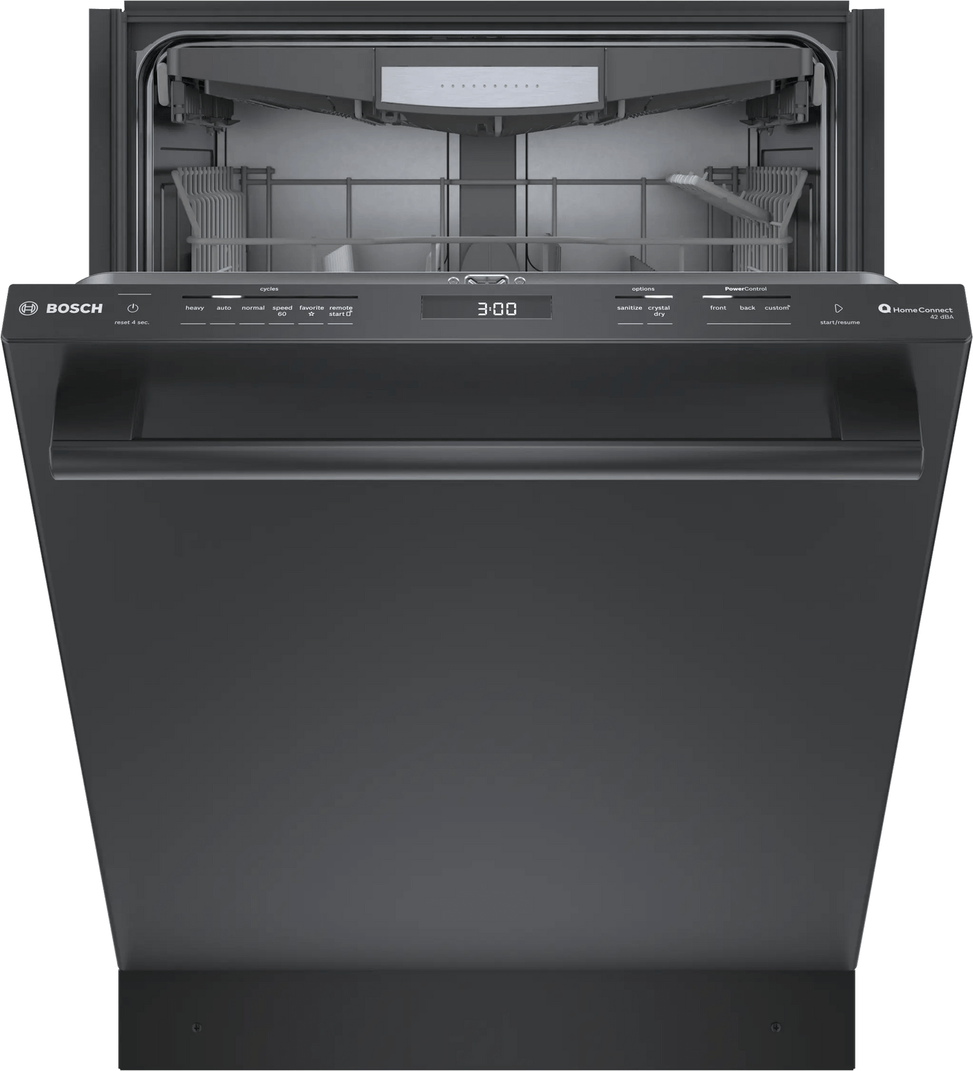 800 Series Dishwasher 24" Brushed black steel anti-fingerprint