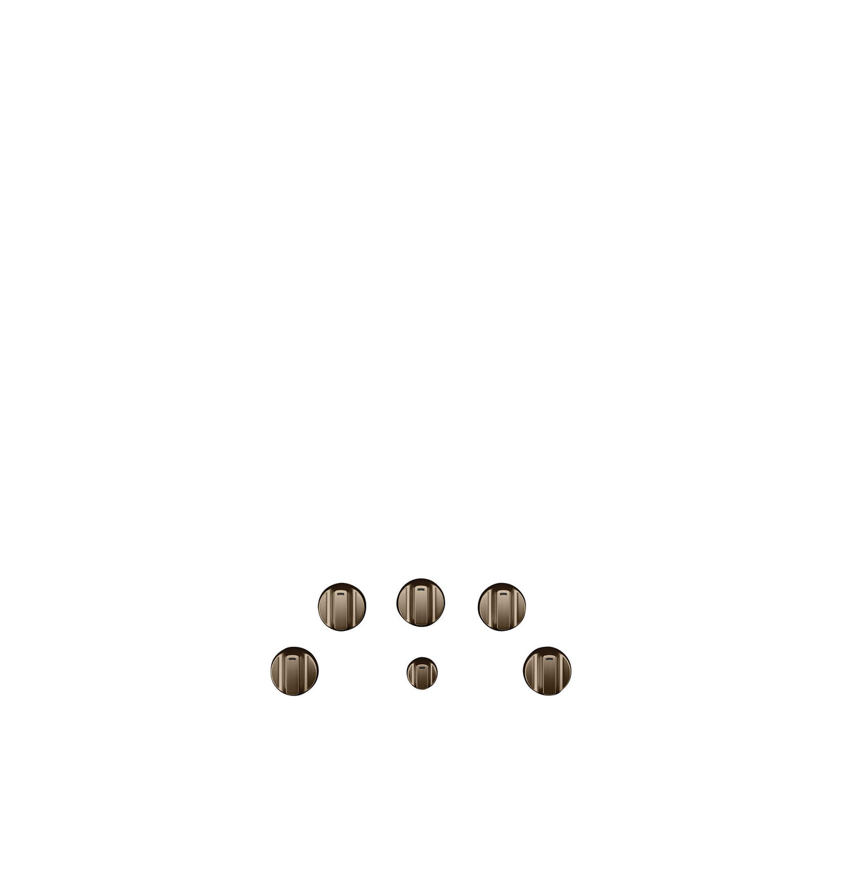 Café™ 5 Electric Cooktop Knobs - Brushed Bronze