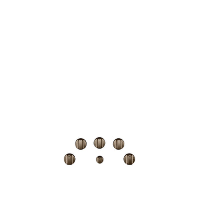 Café™ 5 Electric Cooktop Knobs - Brushed Bronze