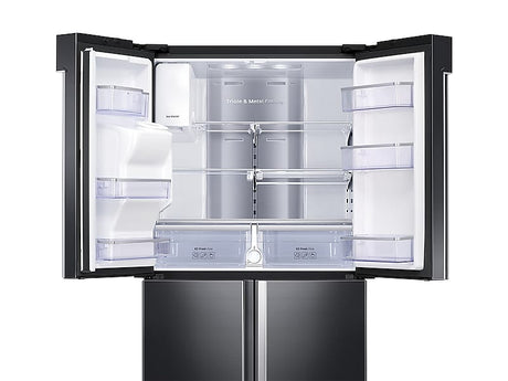 22 cu. ft. Family Hub™ Counter Depth 4-Door Flex™ Refrigerator in Black Stainless Steel