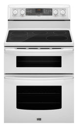 6.7 cu. ft. capacity double oven electric range with Dual-Choice element