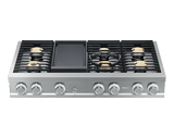 48" Rangetop, Silver Stainless Steel, Liquid Propane