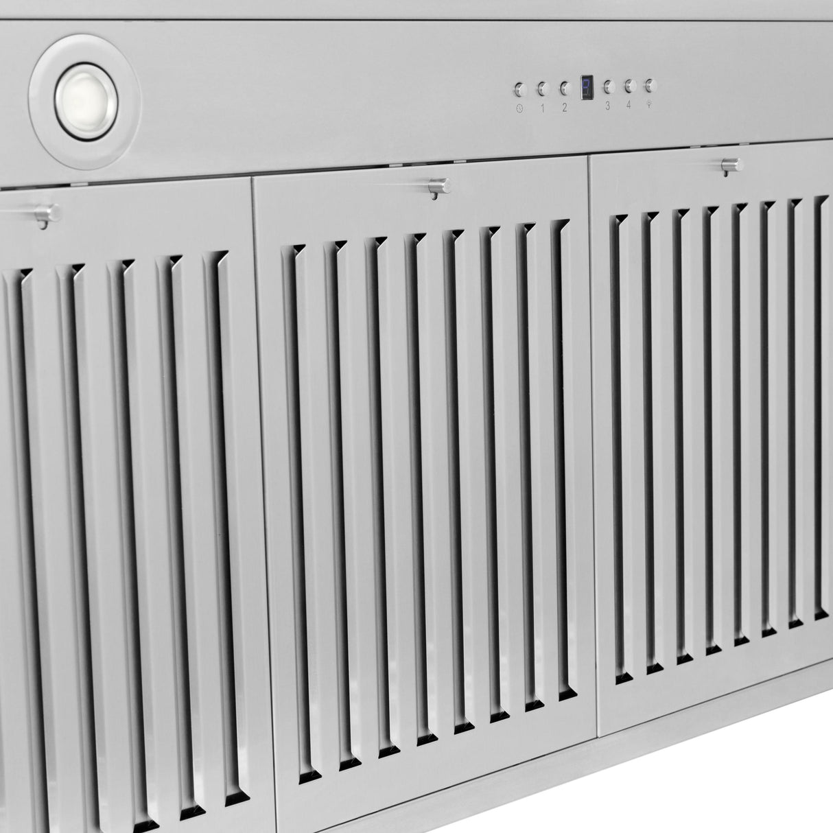 ZLINE 48 in. Autograph Edition Convertible Fingerprint Resistant DuraSnow' Stainless Steel Range Hood with Black Matte Shell and Polished Gold Handle (KB4SNZ-BLM48-G)