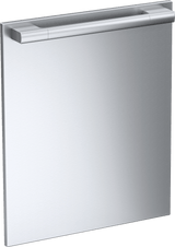 Int. front panel: W x H, 24 x 28 in - in Clean Touch Steel™ finish with handle for fully integrated dishwashers.